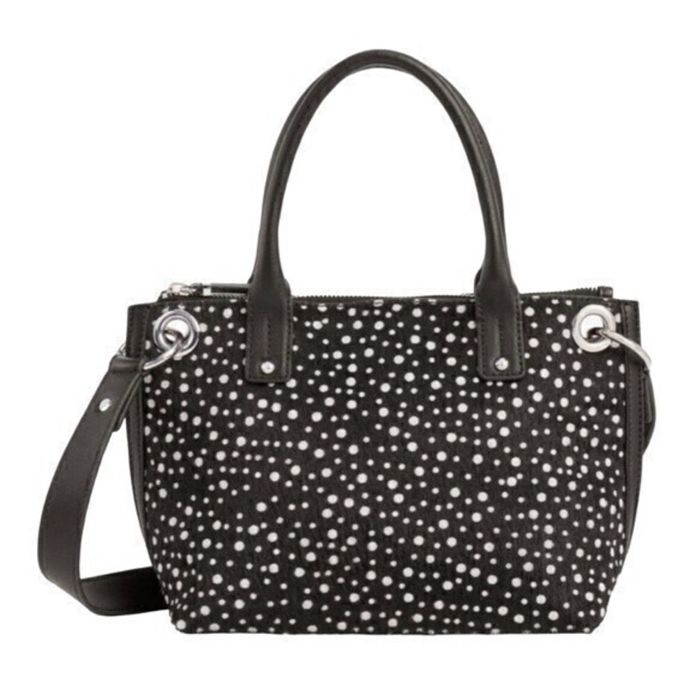 Talbots Leather Calf Hair Shoulder Bag